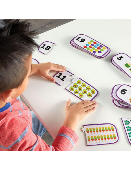 Tarjetas de Rompecabezas de Conteo Learning Resources 25 Piezas