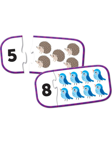Tarjetas de Rompecabezas de Conteo Learning Resources 25 Piezas