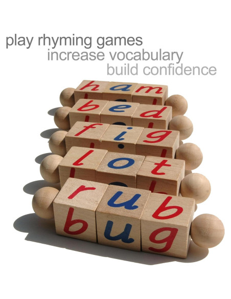 Bloques de Lectura Fonética Quality Montessori - Juguete Educativo Bloques de Lectura Fonética Quality Montessori - Juguete Educativo