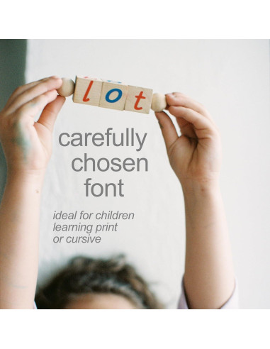 Bloques de Lectura Fonética Quality Montessori - Juguete Educativo