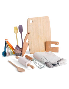 Juego de Cocina Montessori para Niños IEATFO, 14 PZS