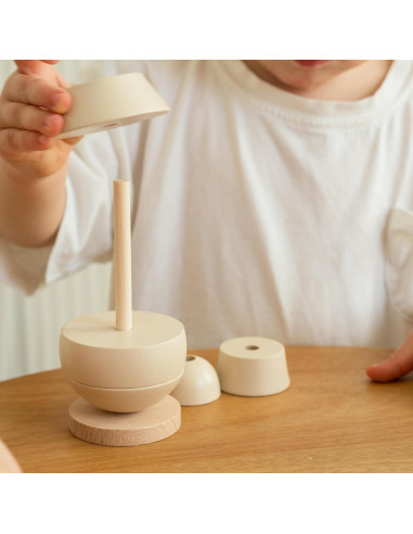 Juguete Educativo de Apilamiento de Frutas de Madera - Montessori - 0.64 kg