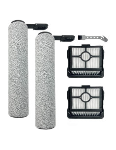 Kit de Repuestos para Aspiradora Tineco Floor ONE S6 - 2 Rodillos y 2 Filtros HEPA