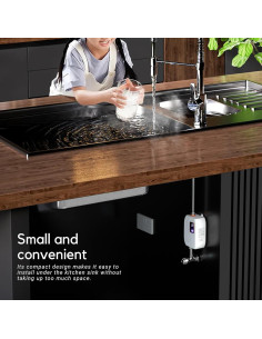 Calentador de Agua Instantáneo Eléctrico Genérico 3000W 110V 2