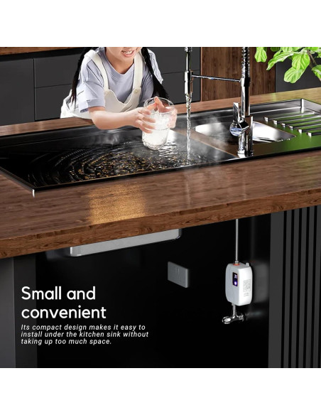 Calentador de Agua Instantáneo Eléctrico Genérico 3000W 110V