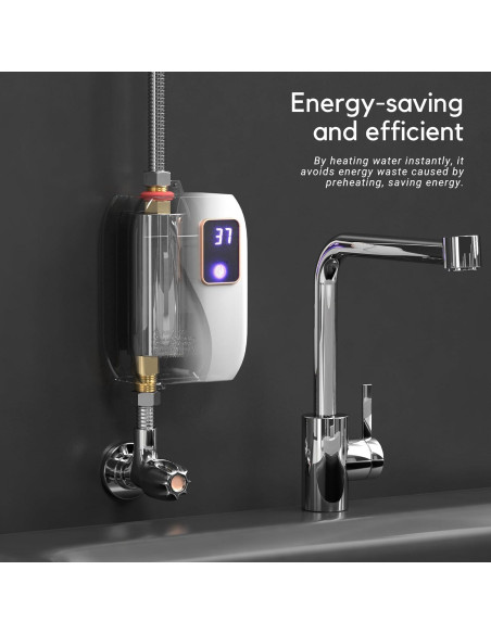 Calentador de Agua Instantáneo Eléctrico Genérico 3000W 110V