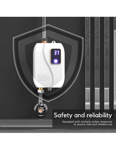 Calentador de Agua Instantáneo Eléctrico Genérico 3000W 110V