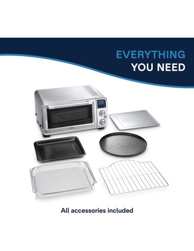 Horno de Aire De'Longhi Livenza 24L 10 en 1 Acero Inoxidable