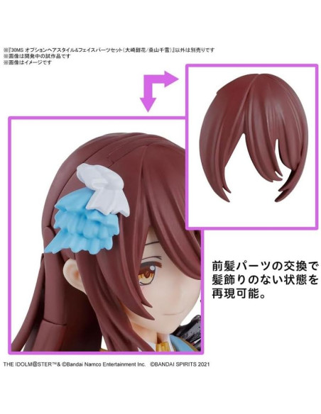 Conjunto de Piezas de Estilo de Cabello y Cara Bandai 30 MS