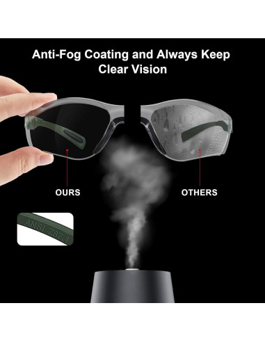 Gafas de Tiro Xaegistac Antivaho Verde Militar Lente Amarilla