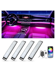 Luces LED RGB para Interior de Carro Honalia con Control APP