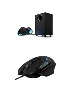 Logitech G560 Altavoces 2.1 RGB + G502 Ratón Gaming HERO