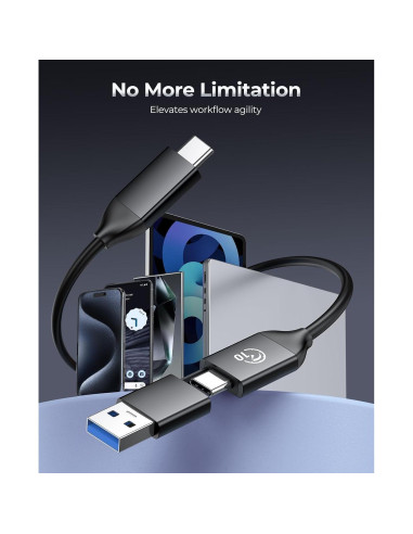 ORICO SSD Externo 1TB USB-C 3.2 Resistente al Polvo y Caídas