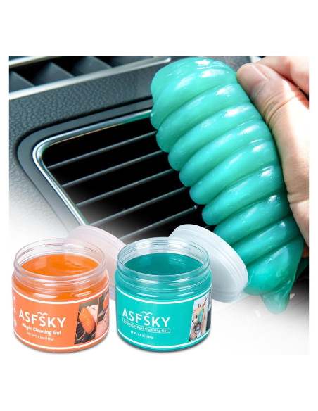 Gel de limpieza para coche ASFSKY - Multiusos, reutilizable