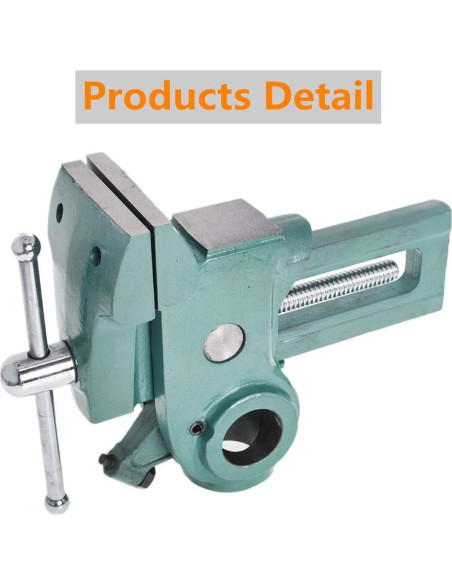 Morsa Parrot 8.89 cm Rotación 360 Multi-Ángulo para Carpinteros