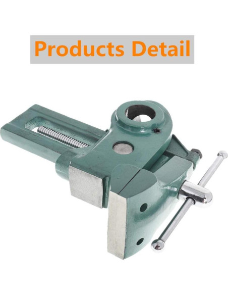 Morsa Parrot 8.89 cm Rotación 360 Multi-Ángulo para Carpinteros