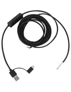 Cámara Endoscópica Borescope 3 en 1 Walfront USB Tipo C 1280x720 2