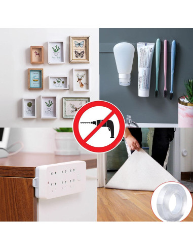 Cinta de Doble Cara Nano SHANDERBAR 2.99m Alta Resistencia