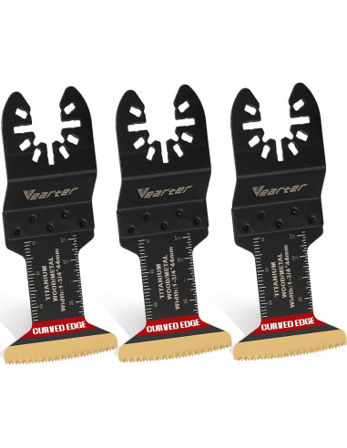 5 Cuchillas Oscilantes Vearter de Titanio 4.4 cm Bi-Metal