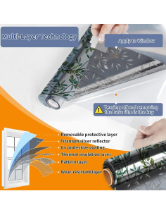 Película de Privacidad Unidireccional QHYsunshine 44.5x200cm 2