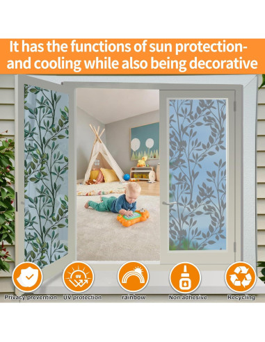 Película de Privacidad Unidireccional QHYsunshine 44.5x200cm