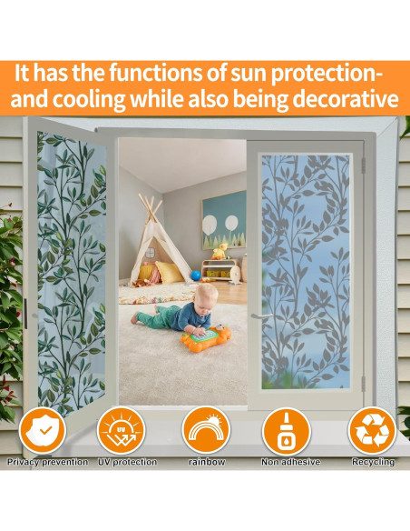 Película de Privacidad Unidireccional QHYsunshine 44.5x200cm