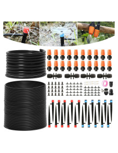 Kit de Riego por Goteo STARREY 69M para Jardín y Invernadero