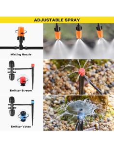 Kit de Riego por Goteo STARREY 69M para Jardín y Invernadero 2