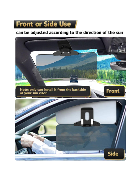 Extensor de Visera Solar Woqucute UV400 Universal 35x15cm