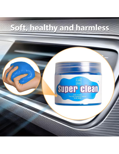 Gel de limpieza de automóviles FALVFUN azul 6.78x5.99cm