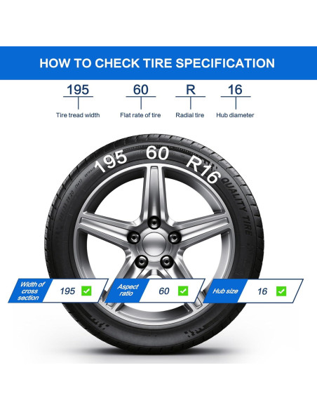 Cadenas Antideslizantes para Neumáticos Arbnic KN130 - 2 Paquetes