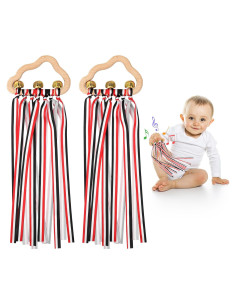 Juguetes de Sonajero de Madera FPVERA - 2 Piezas Sensoriales