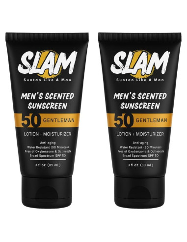 SLAM GentleMan Protector Solar SPF 50 Hidratante 3 oz Doble
