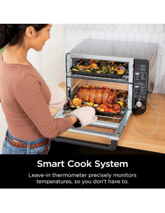 Horno Doble Ninja DCT401 12-en-1 con FlexDoor y Sello de Sabor 2