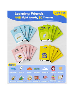 Tarjetas Flash Hablantes KOKODI 448 Palabras para Niños 2-5 Años 2