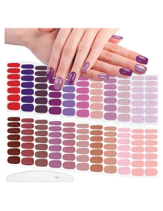 Calcomanías de Esmalte de Uñas Wokoto - 20 Hojas Brillantes