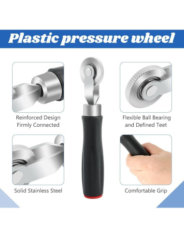 Kit de Reparación de Neumáticos 34 Piezas QWLWBU con Parches