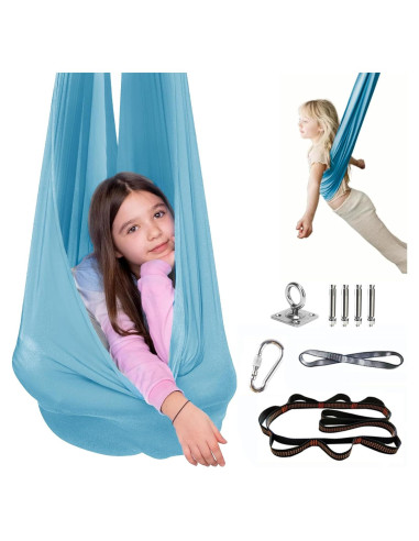 Columpio Sensorial Interior DZHPSRSZ 279.4x149.9 cm Azul