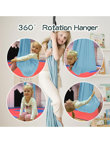 Columpio Sensorial Interior DZHPSRSZ 279.4x149.9 cm Azul