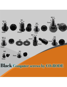 Kit de 340 Tornillos de Computadora CO-RODE - Placa Base, SSD, Ventilador 2