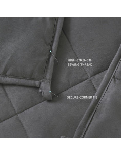 Manta con peso CODUM 101.6x152.4cm 2.27kg Gris oscuro 2