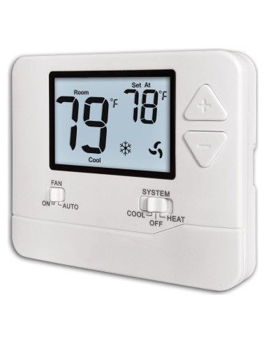 Termostato No Programable Heagstat H701 1H/1C con Retroiluminación