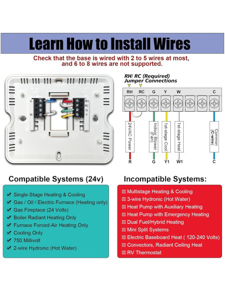 Termostato No Programable Heagstat H701 1H/1C con Retroiluminación