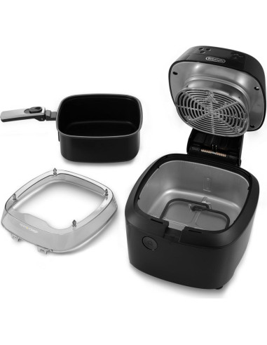 Freidora de Aire De'Longhi Rapid Crisp 4.73L 1700W Negra