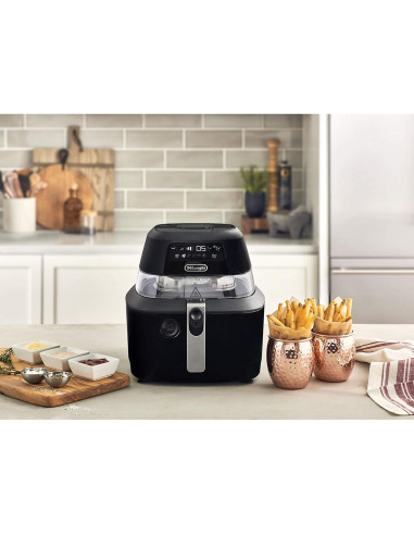 Freidora de Aire De'Longhi Rapid Crisp 4.73L 1700W Negra