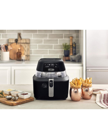 Freidora de Aire De'Longhi Rapid Crisp 4.73L 1700W Negra