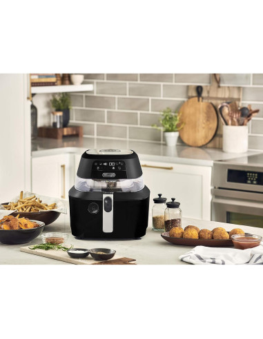 Freidora de Aire De'Longhi Rapid Crisp 4.73L 1700W Negra