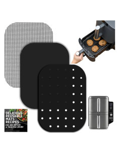 Forros Reutilizables INFRAOVENS para Freidora de Aire Ninja 2 Cestas