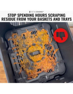 Forros Reutilizables INFRAOVENS para Freidora de Aire Ninja 2 Cestas 2