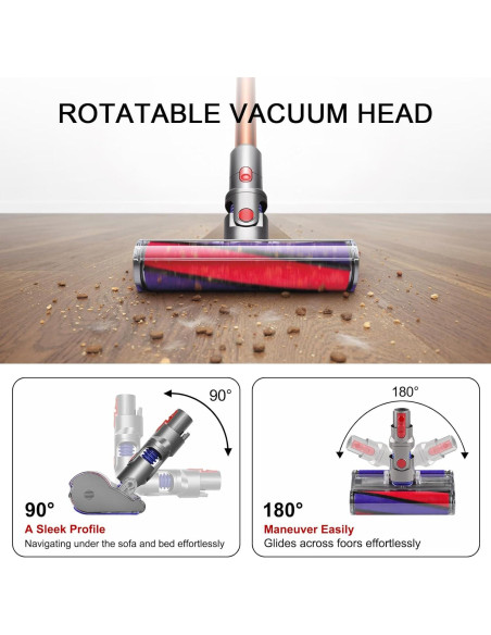Cabezal de Limpieza Suave Coodss para Aspiradora Dyson V8 V10 V11